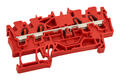 Złączka; na szynę DIN; 2002-1403; czerwony; wtykany; sprężynowy; Push-in CAGE CLAMP®; 0,25÷4mm2; 24A; 800V; 1 tor; 4; na szynę DIN TS35; Wago; RoHS Złączka; na szynę DIN; 2002-1403; czerwony; wtykany; sprężynowy; Push-in CAGE CLAMP®; 0,25÷4mm2; 24A; 800V; 1 tor; 4; na szynę DIN TS35; Wago; RoHS