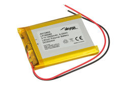 Akumulator; Li-Po; LP785060; 3,7V; 2500mAh; 7,8x50x60mm; Zabezpieczenie PCM; z przewodem 150mm; AKYGA; RoHS Akumulator; Li-Po; LP785060; 3,7V; 2500mAh; 7,8x50x60mm; Zabezpieczenie PCM; z przewodem 150mm; AKYGA; RoHS