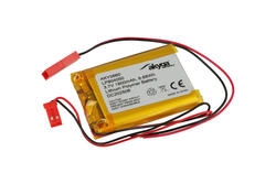 Akumulator; Li-Po; LP804050; 3,7V; 1800mAh; 8,0x40x50mm; Zabezpieczenie PCM; konektor+ gniazdo 2,54*2piny; AKYGA; RoHS Akumulator; Li-Po; LP804050; 3,7V; 1800mAh; 8,0x40x50mm; Zabezpieczenie PCM; konektor+ gniazdo 2,54*2piny; AKYGA; RoHS