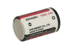 Bateria; litowa; ER14250; 3,6V; 1200mAh; fi 14,3X25mm; Eve Battery; ER14250-1L Bateria; litowa; ER14250; 3,6V; 1200mAh; fi 14,3X25mm; Eve Battery; ER14250-1L