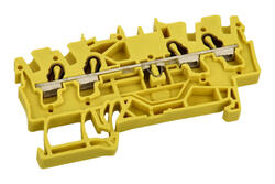 Złączka; na szynę DIN; 2002-1406; żółty; wtykany; sprężynowy; Push-in CAGE CLAMP®; 0,25÷4mm2; 24A; 800V; 1 tor; 4; na szynę DIN TS35; Wago; RoHS Złączka; na szynę DIN; 2002-1406; żółty; wtykany; sprężynowy; Push-in CAGE CLAMP®; 0,25÷4mm2; 24A; 800V; 1 tor; 4; na szynę DIN TS35; Wago; RoHS