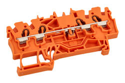 Złączka; na szynę DIN; 2002-1402; pomarańczowy; sprężynowy; Push-in CAGE CLAMP®; 0,25÷4mm2; 24A; 800V; 1 tor; 4; na szynę DIN TS35; Wago; RoHS Złączka; na szynę DIN; 2002-1402; pomarańczowy; sprężynowy; Push-in CAGE CLAMP®; 0,25÷4mm2; 24A; 800V; 1 tor; 4; na szynę DIN TS35; Wago; RoHS
