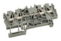 Złączka; na szynę DIN; 2002-1401; szary; sprężynowy; Push-in CAGE CLAMP®; 0,25÷4mm2; 24A; 800V; 1 tor; 4; na szynę DIN TS35; Wago; RoHS Złączka; na szynę DIN; 2002-1401; szary; sprężynowy; Push-in CAGE CLAMP®; 0,25÷4mm2; 24A; 800V; 1 tor; 4; na szynę DIN TS35; Wago; RoHS