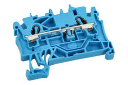 Złączka; na szynę DIN; 2002-1204; niebieski; sprężynowy; Push-in CAGE CLAMP®; 0,25÷4mm2; 24A; 800V; 1 tor; 2; na szynę DIN TS35; Wago; RoHS Złączka; na szynę DIN; 2002-1204; niebieski; sprężynowy; Push-in CAGE CLAMP®; 0,25÷4mm2; 24A; 800V; 1 tor; 2; na szynę DIN TS35; Wago; RoHS