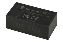 Przetwornica; PDM-30-12M; 30W; 85÷305V AC; 12V DC; 2,5A; AC/DC; do druku; MPL Przetwornica; PDM-30-12M; 30W; 85÷305V AC; 12V DC; 2,5A; AC/DC; do druku; MPL