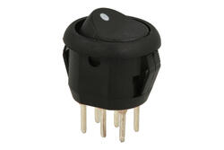 Switch; rocker; SW2736-R5; ON-ON; 2 ways; black; no backlight; bistable; through hole; 13,5mm; 2 positions; 1,5A; 250V AC; Canal Switch; rocker; SW2736-R5; ON-ON; 2 ways; black; no backlight; bistable; through hole; 13,5mm; 2 positions; 1,5A; 250V AC; Canal