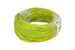 Przewód; montażowy; H05V-K (LgY); 1 żyła; linka; Cu; 0,75mm2; żółto-zielony; PVC; -40...+70°C; 300/500V; zwój 100m; Zamel Cet; RoHS; 2,7mm; 1x0,75mm2 Przewód; montażowy; H05V-K (LgY); 1 żyła; linka; Cu; 0,75mm2; żółto-zielony; PVC; -40...+70°C; 300/500V; zwój 100m; Zamel Cet; RoHS; 2,7mm; 1x0,75mm2