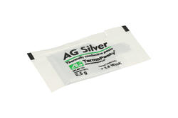 Paste; thermally conductive; Silver/0,5g; 0,5g; paste; sachet; AG Termopasty; 3,8W/mK Paste; thermally conductive; Silver/0,5g; 0,5g; paste; sachet; AG Termopasty; 3,8W/mK