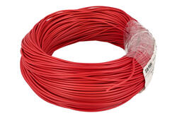 Przewód; montażowy; H05V-K (LgY); 1 żyła; linka; Cu; 0,50mm2; czerwony; PVC; -40...+70°C; 300/500V; zwój 100m; Zamel Cet; RoHS; 2,5mm; 1x0,50mm2 Przewód; montażowy; H05V-K (LgY); 1 żyła; linka; Cu; 0,50mm2; czerwony; PVC; -40...+70°C; 300/500V; zwój 100m; Zamel Cet; RoHS; 2,5mm; 1x0,50mm2